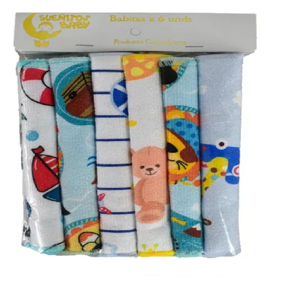 MUNDO BEBE - Babitas Faciales Toallitas Para Bebe Set X 6 Niño