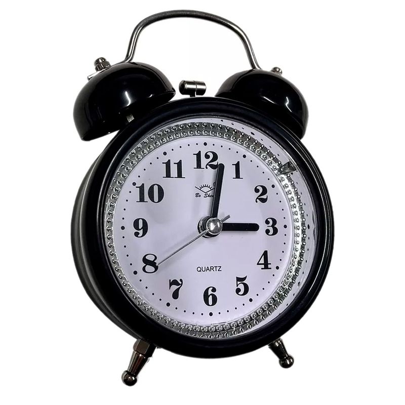 GENERICO - Reloj Grande Despertador Clasico Vintage Doble Campana Reloj