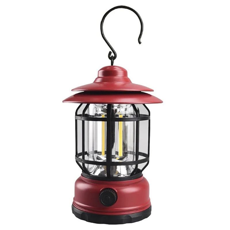 COMPRALOENCASA COM - Lámpara Led Camping Vintage Recargable Portátil K-20