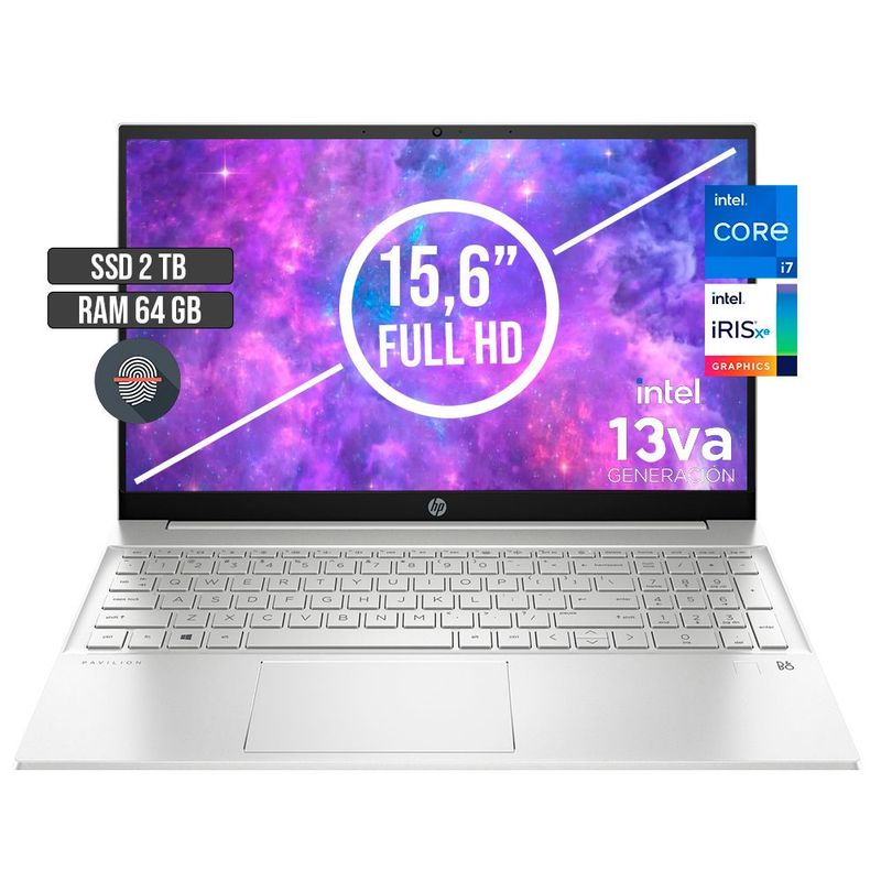 HP - HP PAVILION INTEL CORE I7-1355U SSD 2TB RAM 64GB LED 15,6 FULL HD