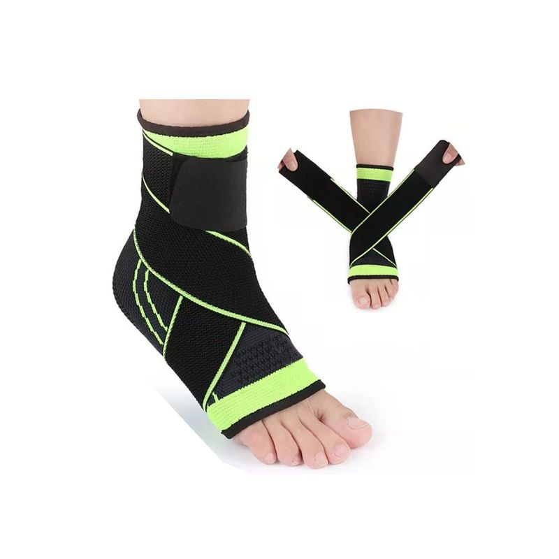 GENERICO - Tobillera Ortopedica Ajustable Compresion Soporte Elastico