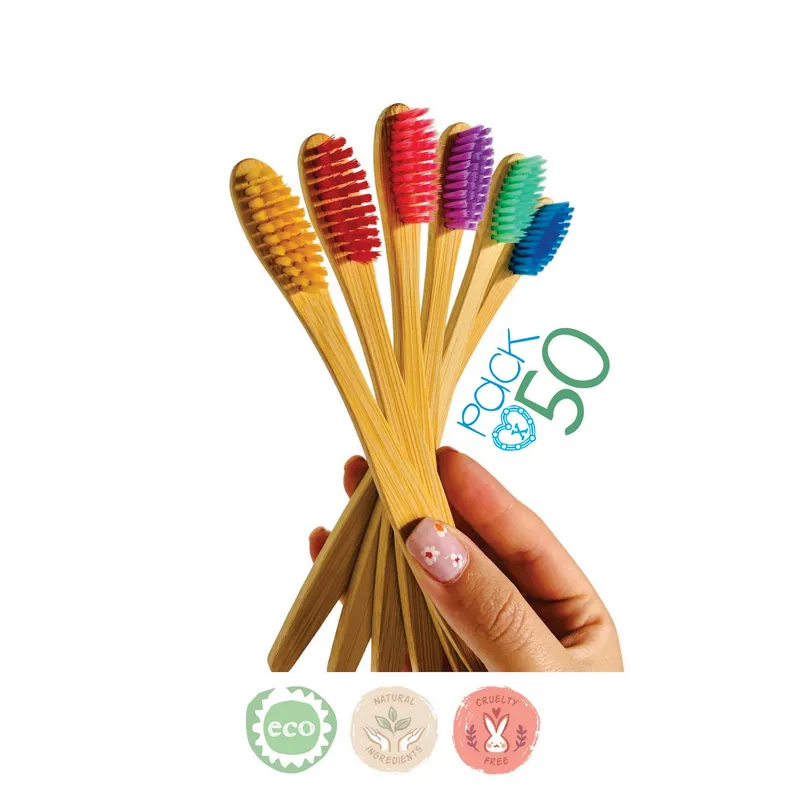 GENERICO - CEPILLO DENTAL BAMBÚ BAMBOO X 50