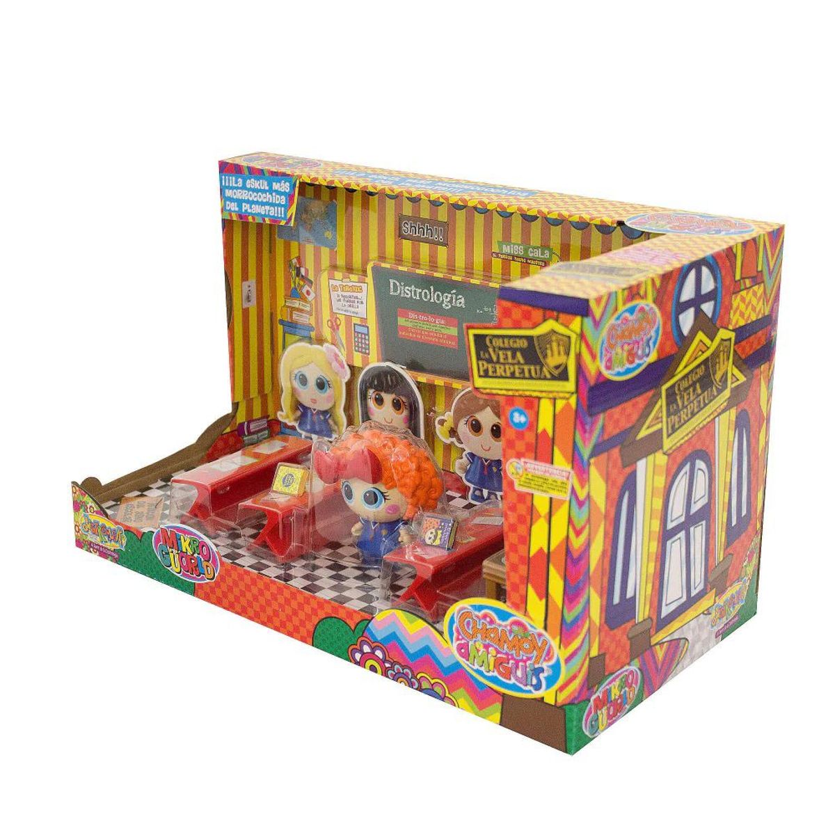 DISTROLLER - Set Muñecos Chamoy Escuela Mikro Guorld Distroller