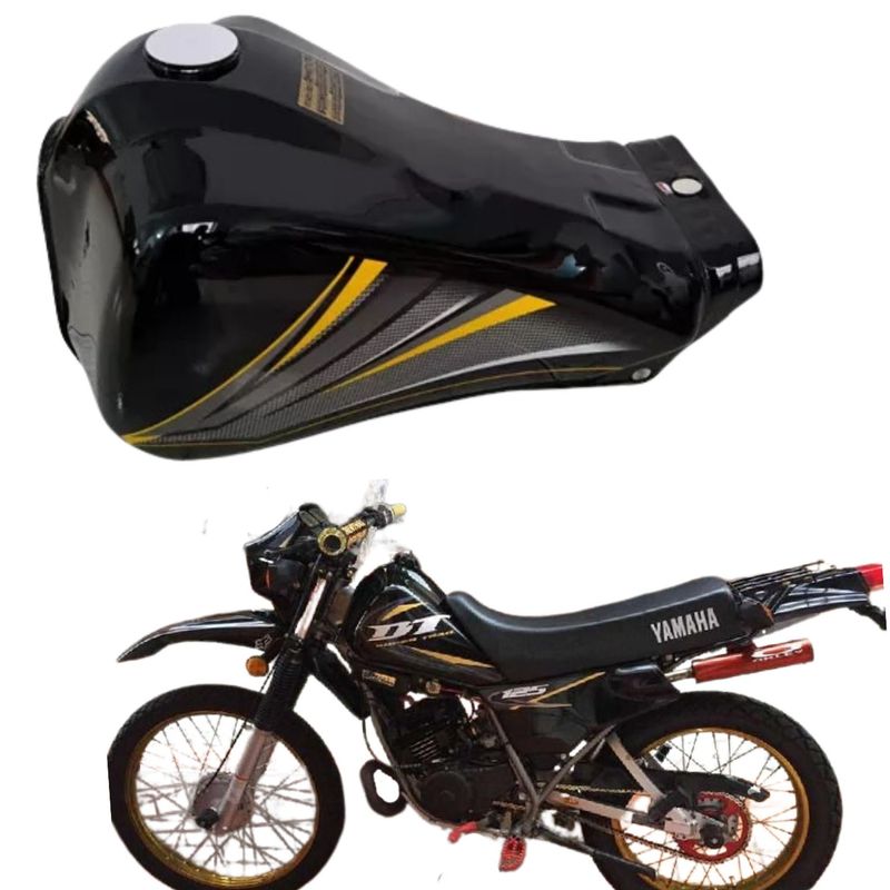 GENERICO - TANQUE GASOLINA YAMAHA DT 125 NEGRO