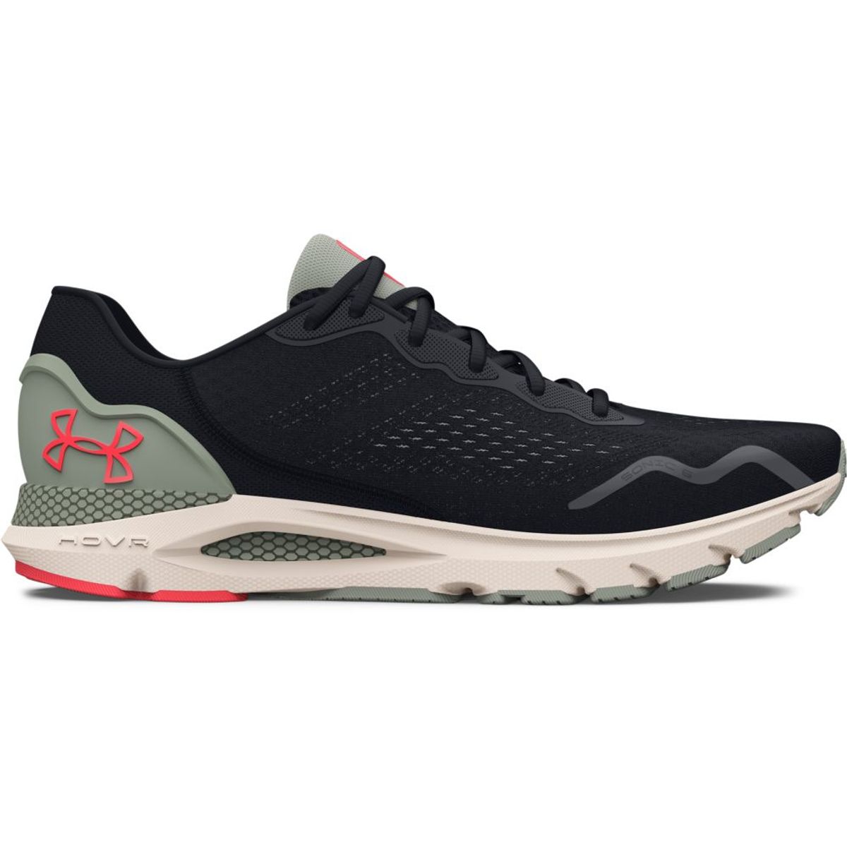 UNDER ARMOUR - UA Hovr Sonic 6 Tenis negro de hombre para correr