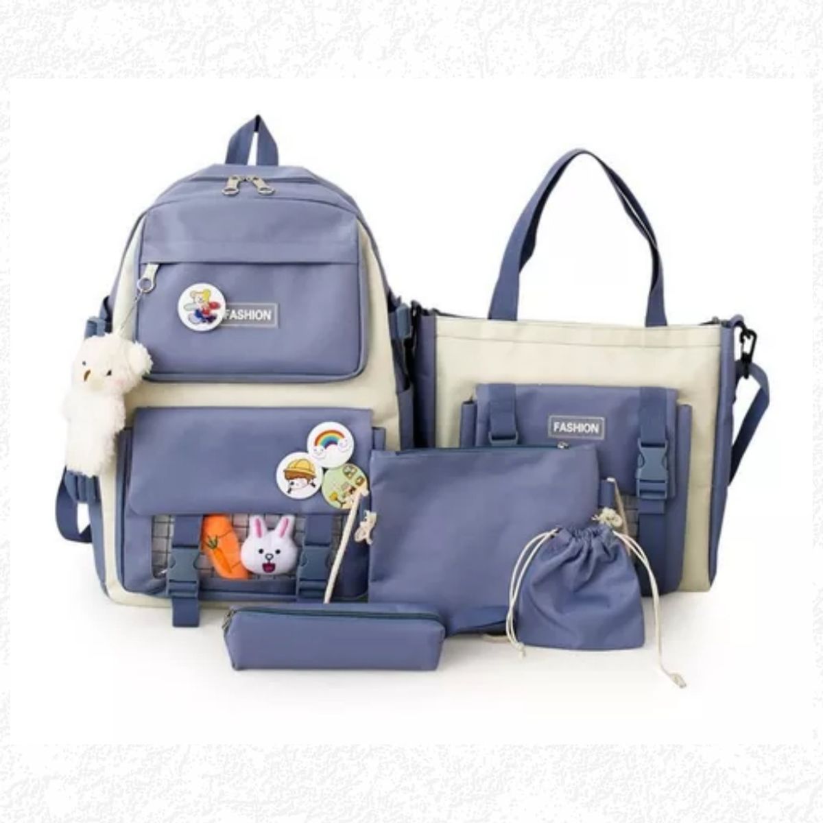 ONE PIXEL - Morral Maleta Combo 5 Piezas Para El Colegio ONE PIXEL