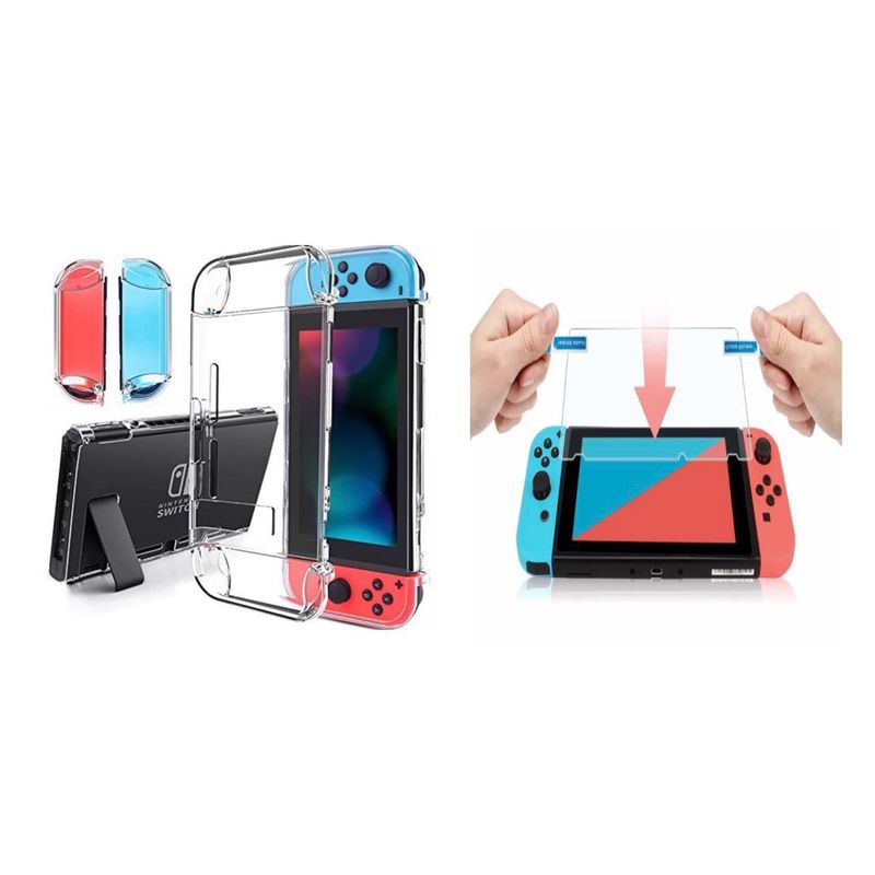 GENERICO - Protector Acrilico Transparente + Vidrio Para Switch