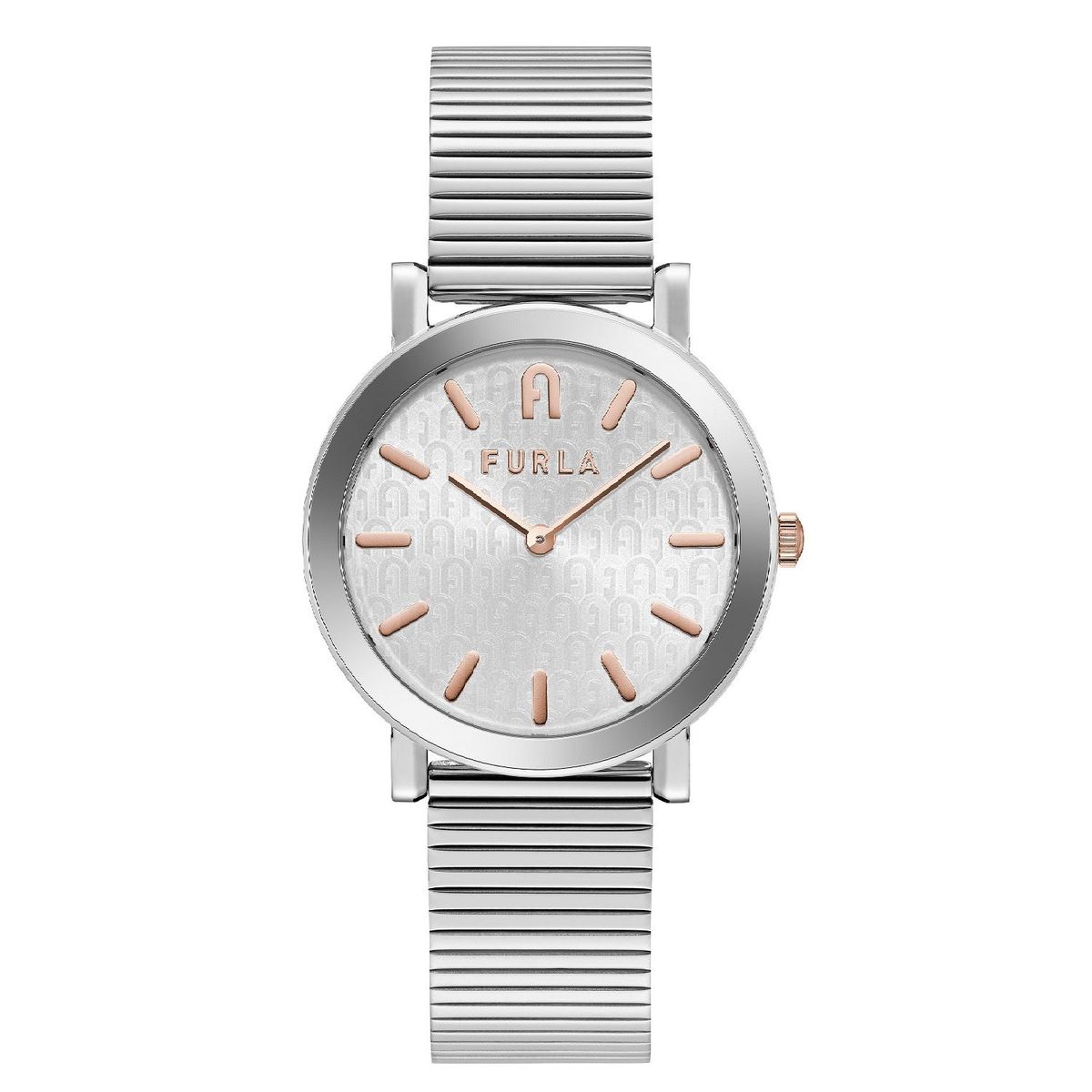 FURLA - Reloj Furla para Mujer Minimal Shape. Reloj análogo Plateado Acero Inoxidable