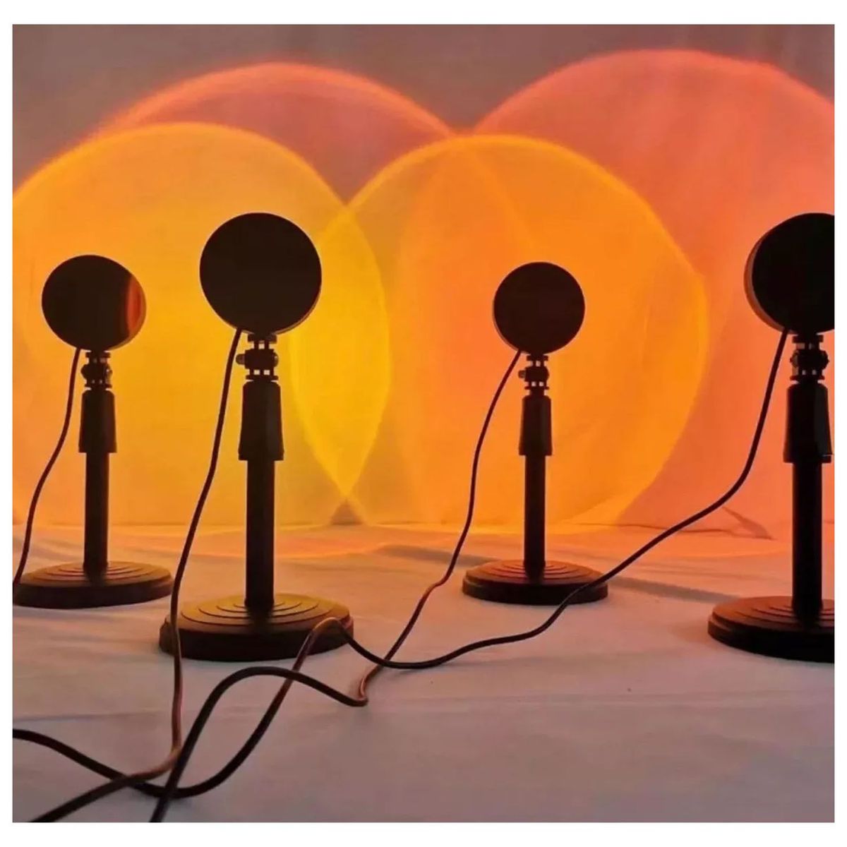 ONE PIXEL - Lampara Atardecer Multicolores Rgb De Arcoíris  Control