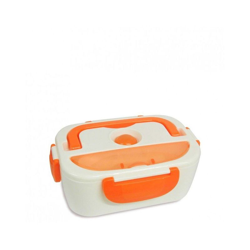 GENERICO - Lonchera Eléctrica Porta Comidas Portatil naranja