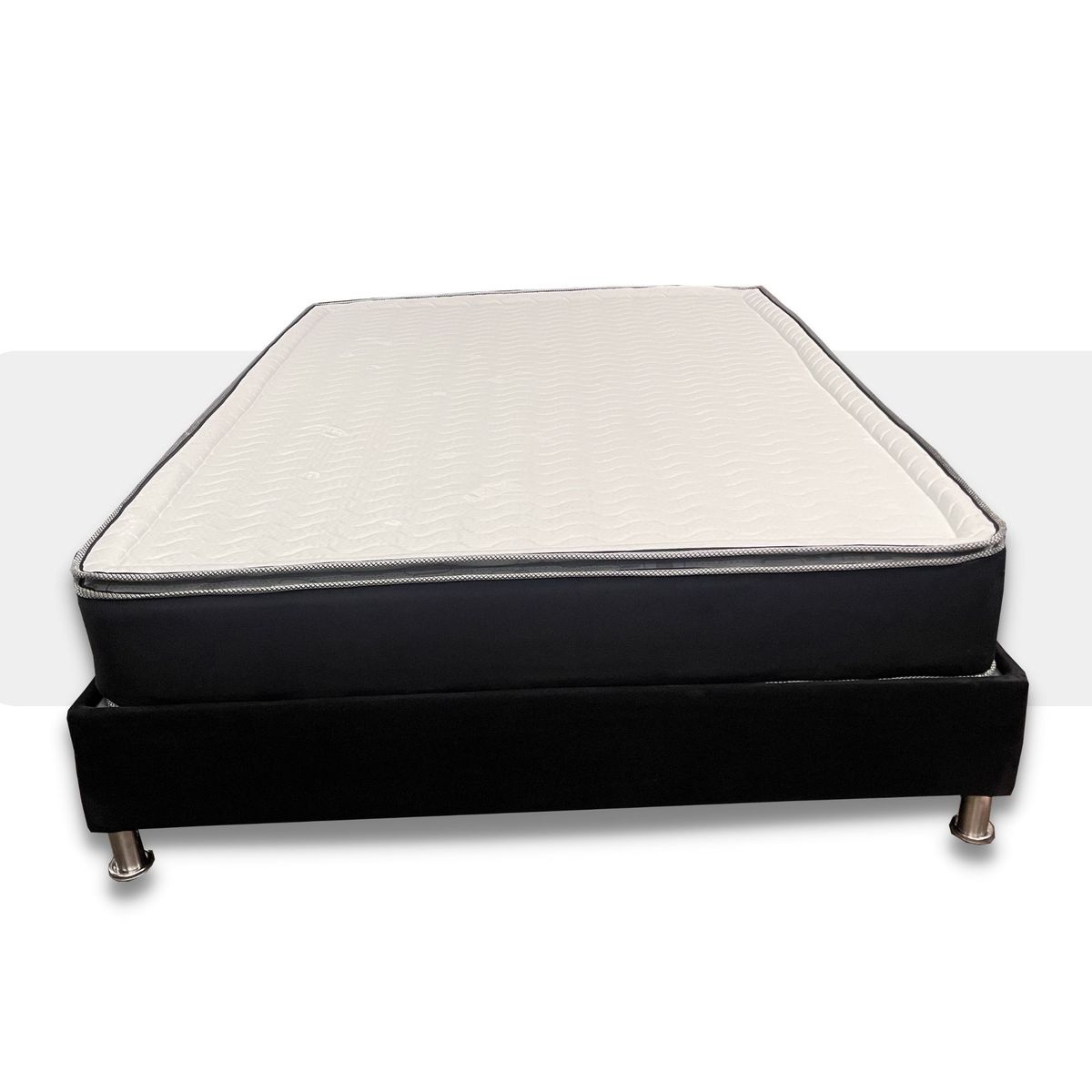ESTILO Y CONFORT - Combo Basecama más Colchón Ortópedico 120x190