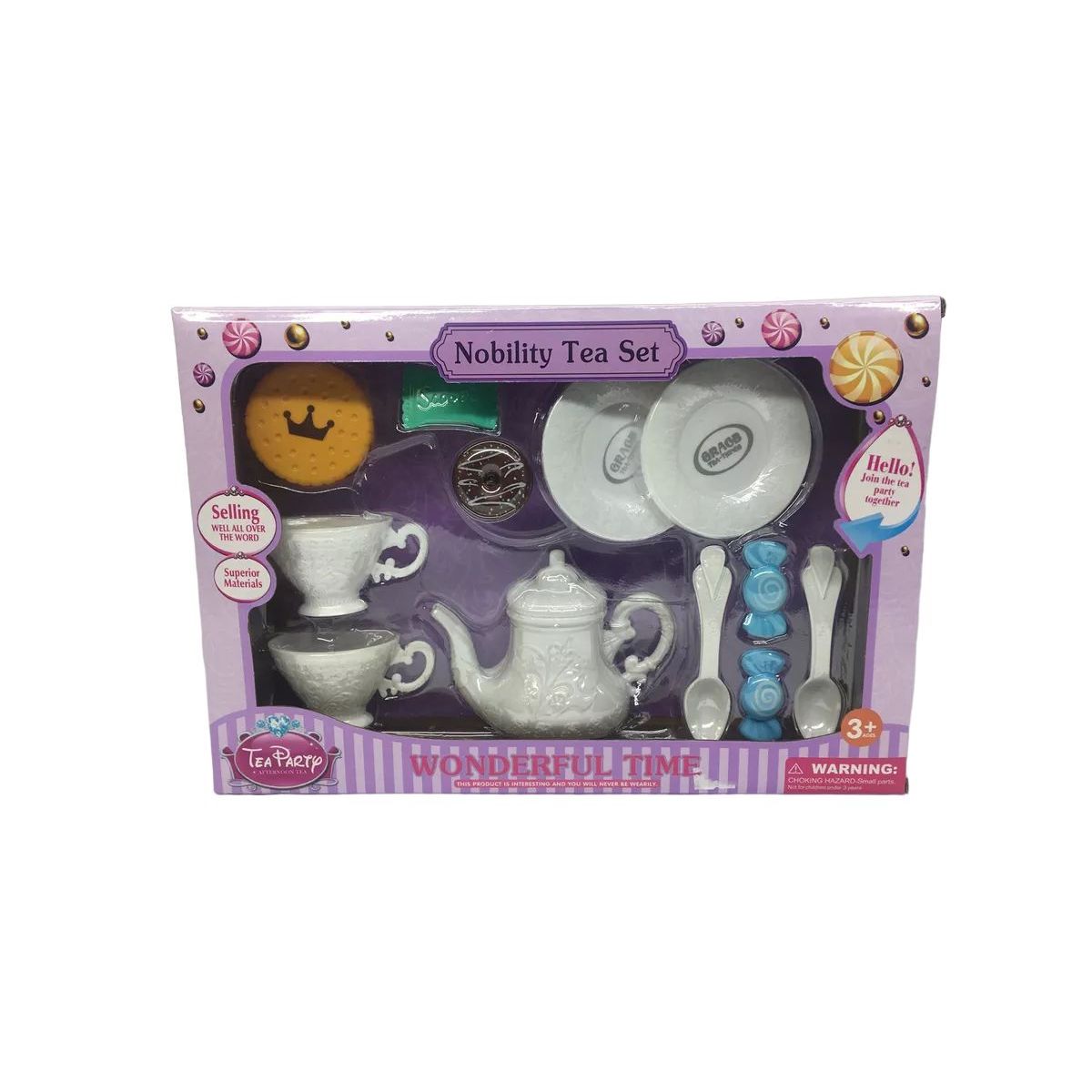 JUGUETERIA EXPRESS - Set Juego De Té Para Niñas 12 Piezas Juguete