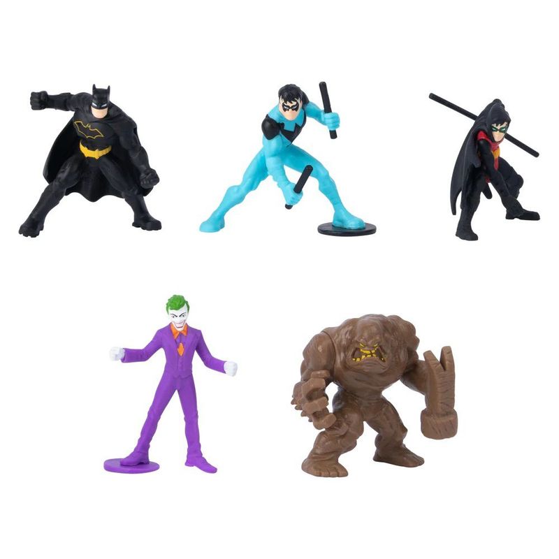 SPIN MASTER - Figuras DC Comics Batman Héroes Y Villanos Pack X5