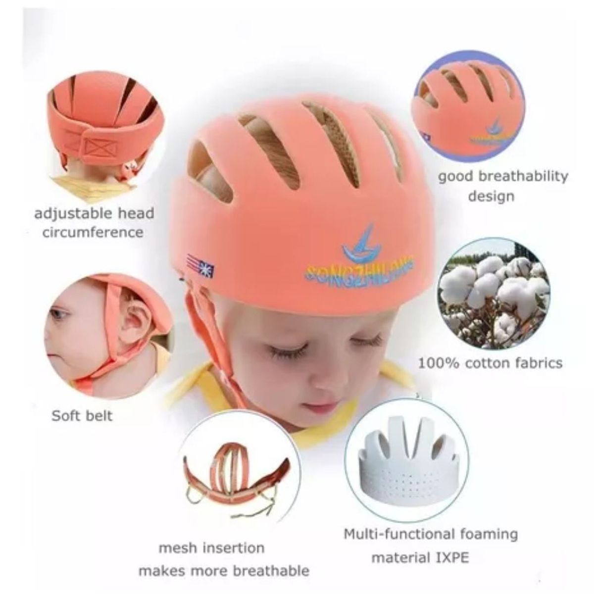 GENERICO - Casco protector infantil