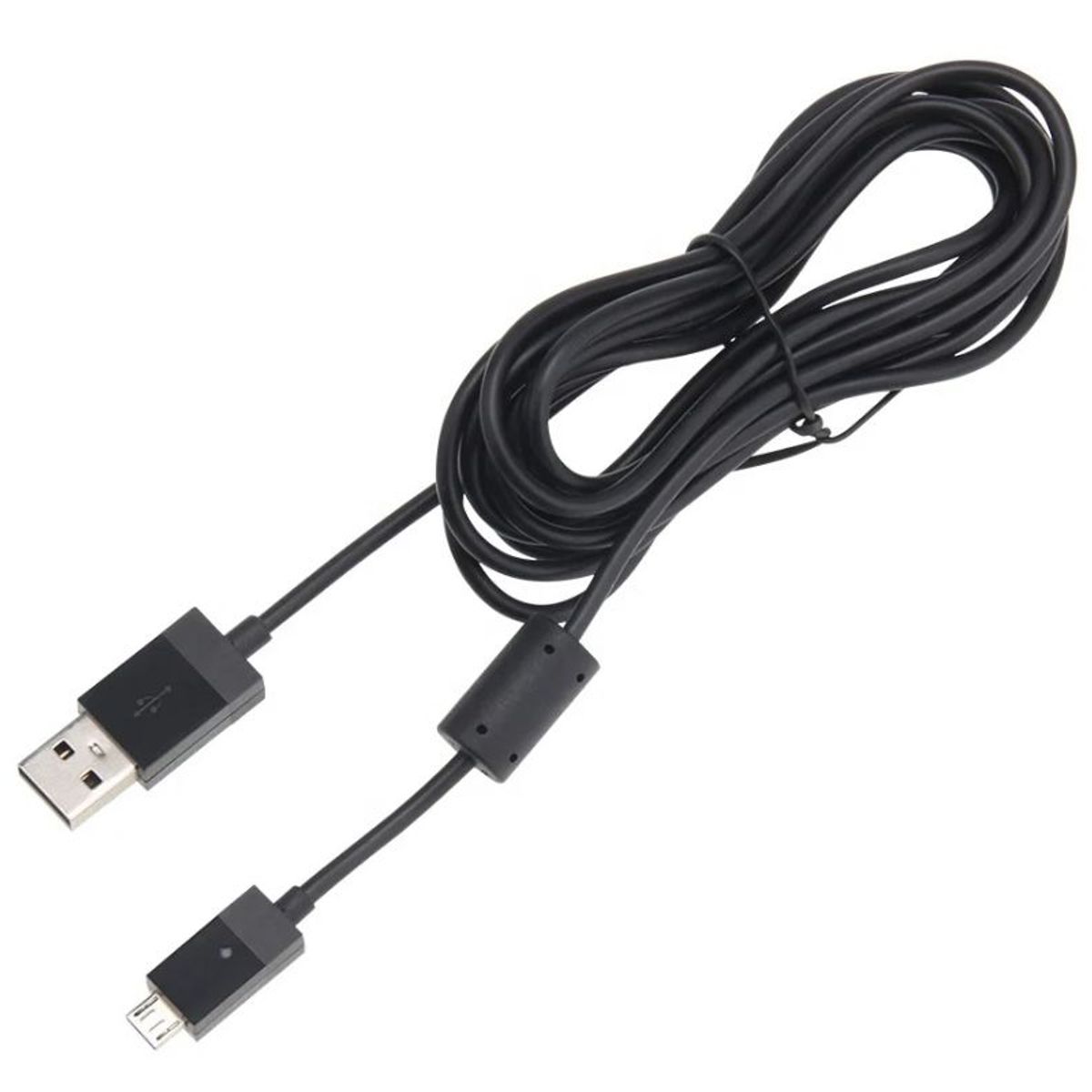 GENERICO - Cable Cargador Usb V8 Compatible Con Ps4 Xbox One Con Indicador Carga