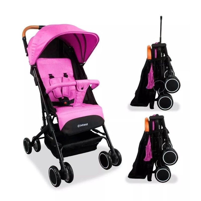 BEBESIT - Coche Maleta Para Bebé Bit Bebesit Rosa