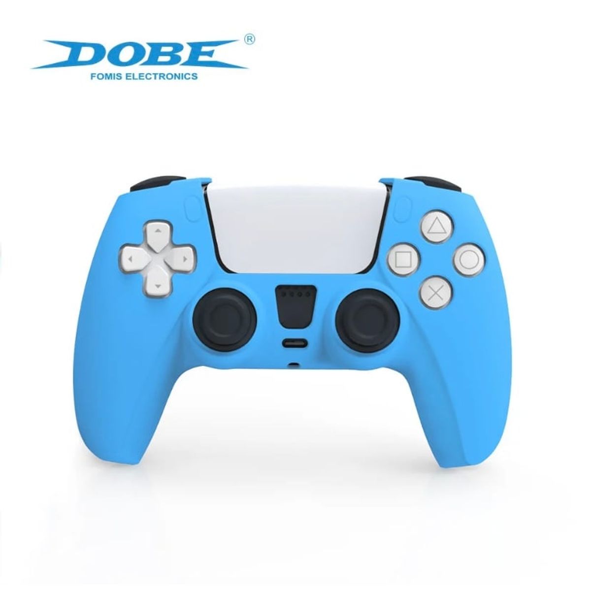 GENERICO - Forro En Silicona Protector Azul Para Control Ps5 Dobe