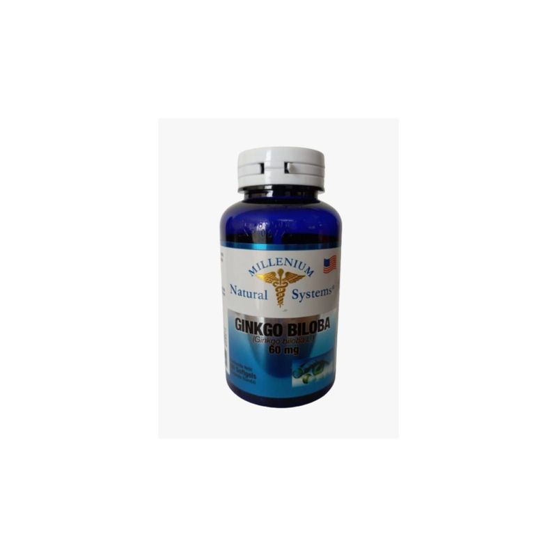 MILLENIUM NATURAL SYSTEM - Ginkgo Biloba 60mg x60 capsulas_.