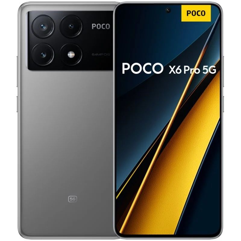 XIAOMI - Celular Xiaomi Poco X6 Pro 5G 512Gb 12Ram 64Mp-Gris