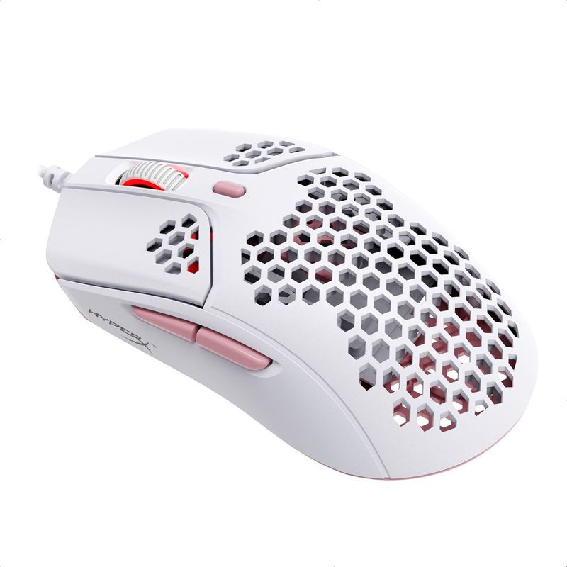 HYPERX - Hyperx Pulsefire Haste Mouse Gamer Rgb 16000dpi Blanco-Rosa