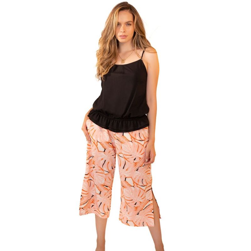 ADRIANA ARANGO - PIJAMA PANTALÓN CAPRI 2 PIEZAS CORAL ADRIANA ARANGO 7969
