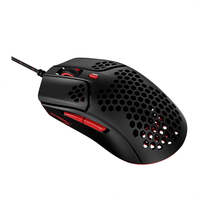 HYPERX - Hyperx Pulsefire Haste Mouse Gamer Rgb 16000dpi Negro Rojo