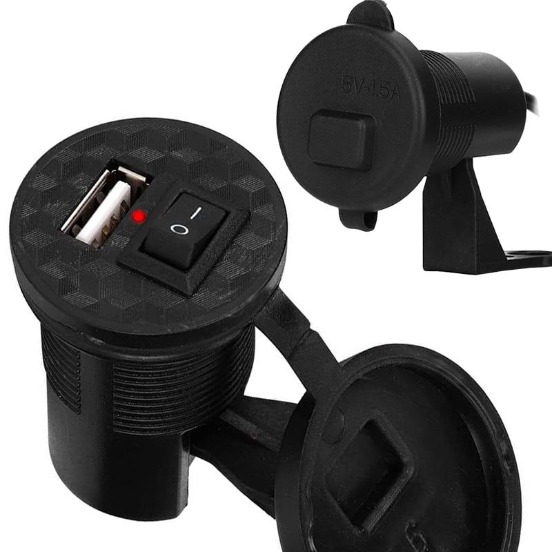 GENERICO - Cargador Usb Impermeable 12 V