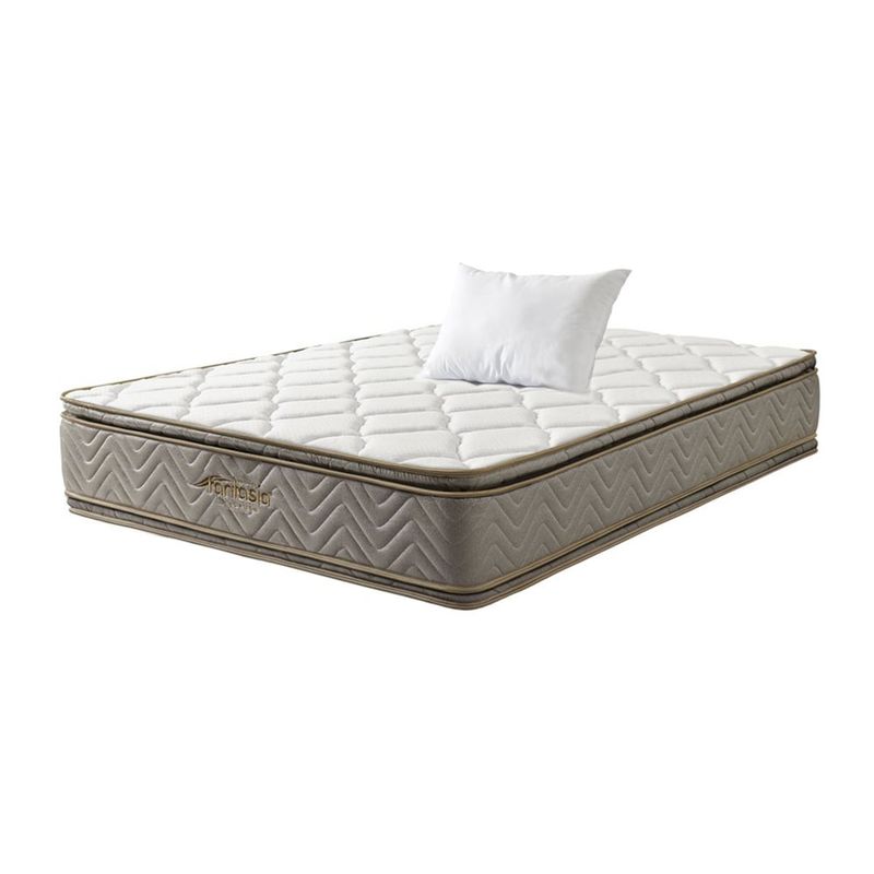 COLCHONES FANTASIA - Combo Sencillo Galaxy+1 Almohada+protector 100x190