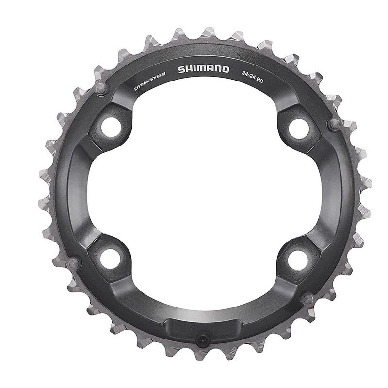 SHIMANO - Plato Coronilla Shimano Xt M8000 11v Biplato 34 Dientes