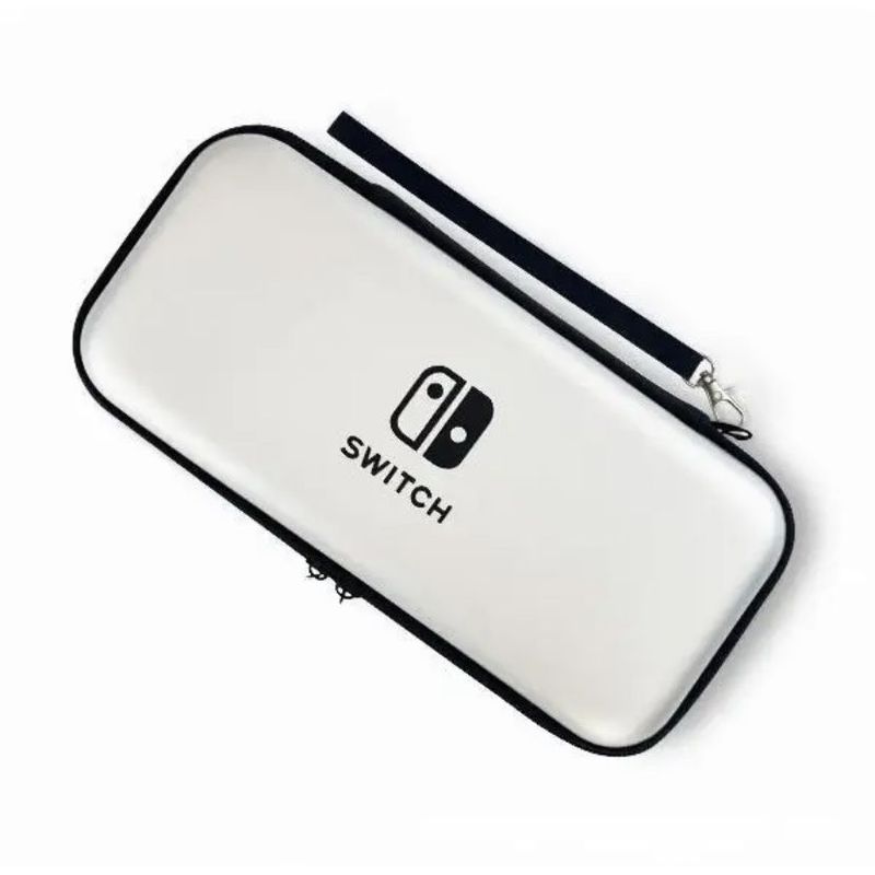 GENERICO - Estuche Rígido Plateado Compatible Con Switch