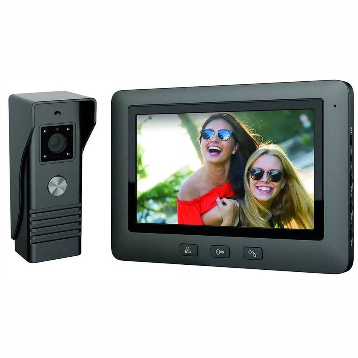 GENERICO - Timbre Inteligente Video Portero Pantalla C07l Full Color