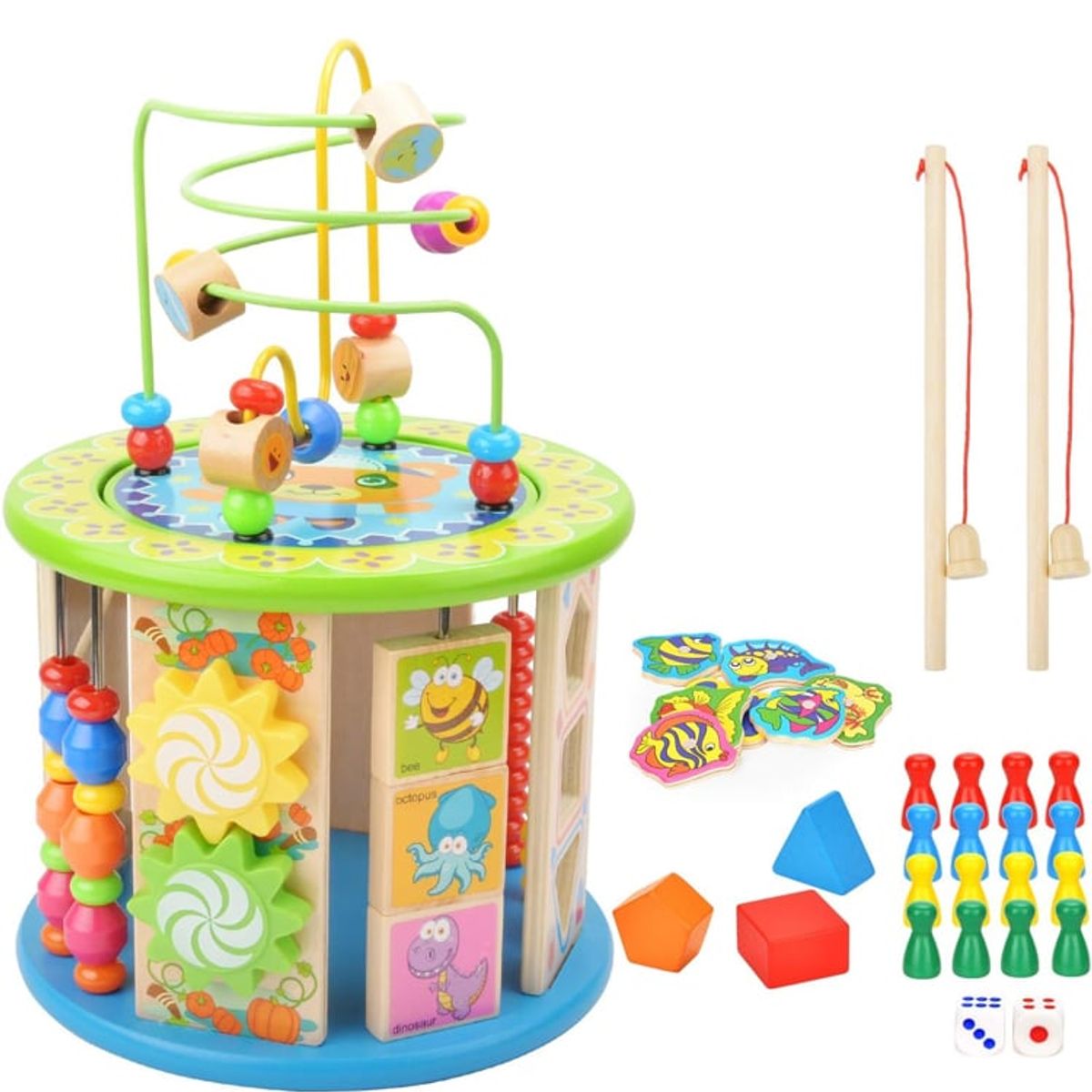 STALION - Juego Didáctico Cilindro Laberinto Y Actividades Montessori