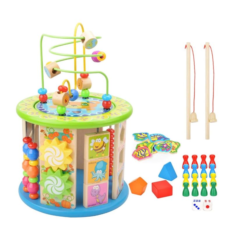 GENERICO - Juego Didáctico Cilindro Laberinto Y Actividades Montessori