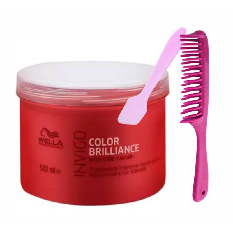 WELLA - TRATAMIENTO Invigo Brilliance Wella x 500ml proteccion color