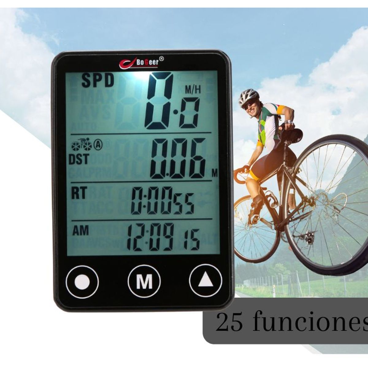 SUNDING - Velocímetro Odómetro Digital Para Bicicleta