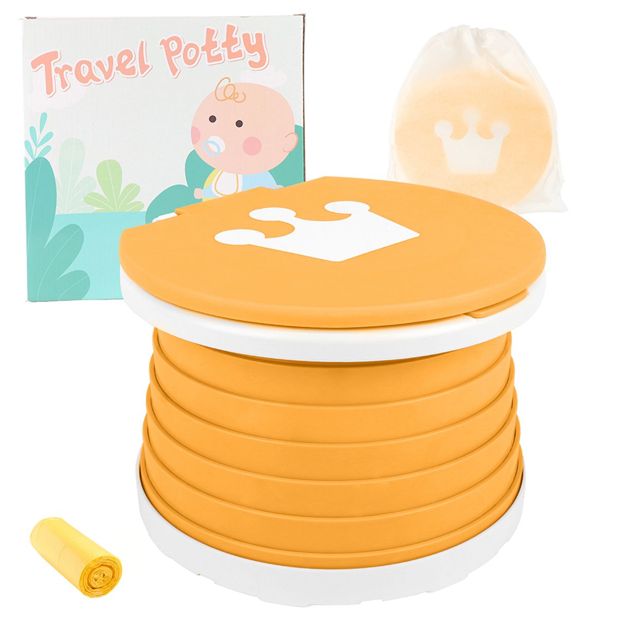 CARER SPARK - Aseo Infantil Orinal Portátil Para Niños Urinal Plegable