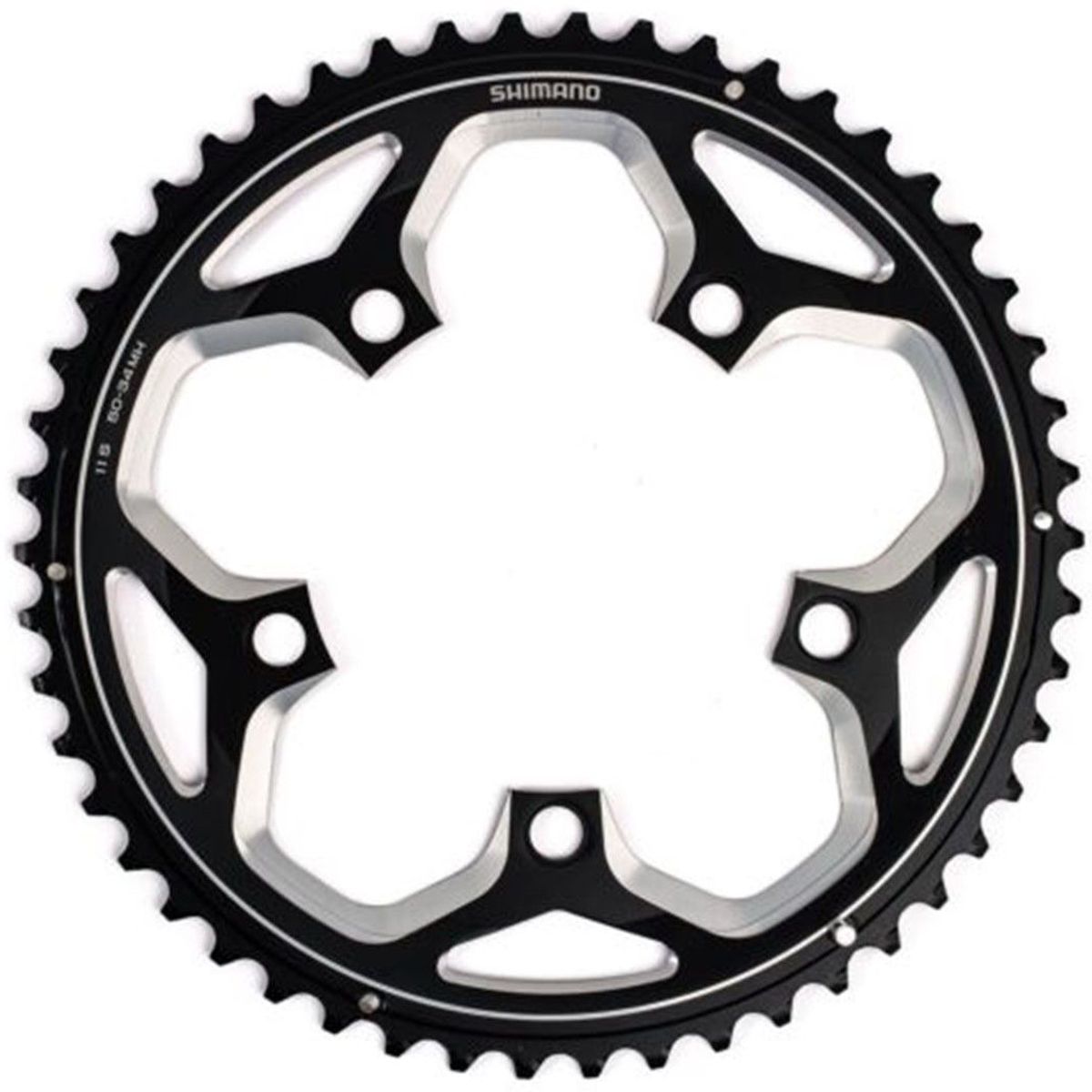 SHIMANO - Plato Coronilla Shimano Rs500 11v Biplato 50 Dientes 110mm