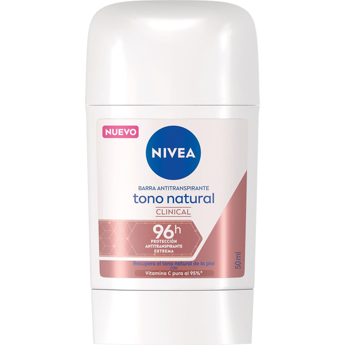 NIVEA - Desodorante Nivea Clinical Tono Natural en Barra 50 gr