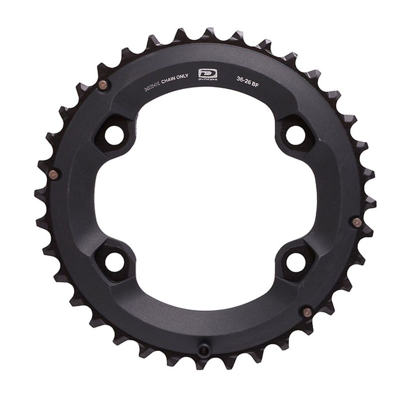 SHIMANO - Plato Coronilla Shimano Mt500 10v Biplato 36 Dientes 96 Bcd