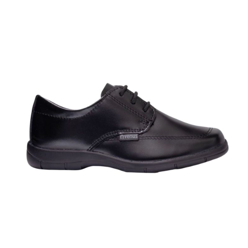 VENUS - Zapatos Escolares Franklin Negro Marca Venus Para Niño