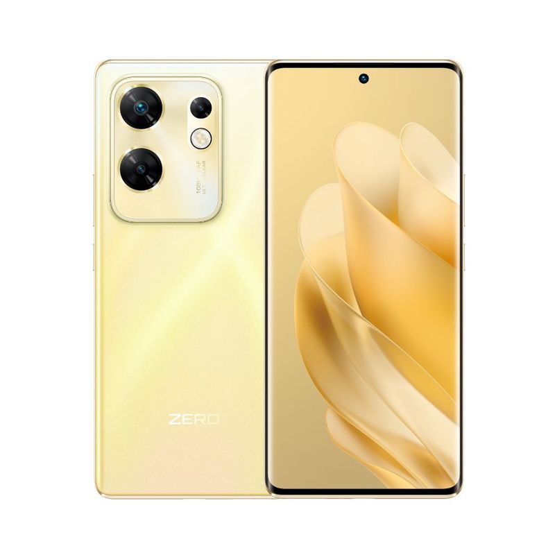 INFINIX - Celular Infinix Zero 30 Curvo Dorado 256Gb 8+8Gb Ram 5000Mah 120hz 108Mp