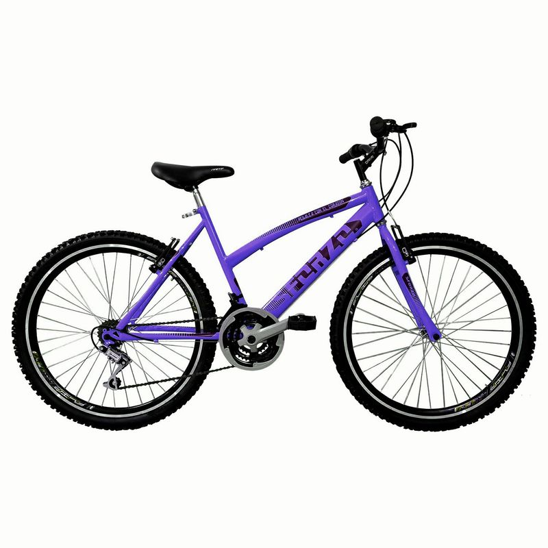 SFORZO - Bicicleta Dama Rin 26 Doble Pared 18 Cambios Morada-