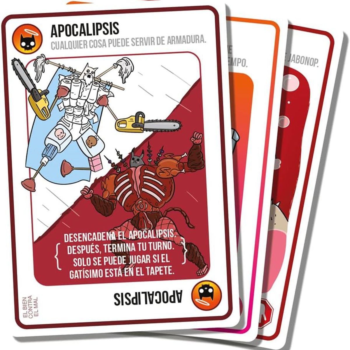 ASMODEE - Juego De Mesa Exploding Kittens El Bien Contra El Mal Cartas