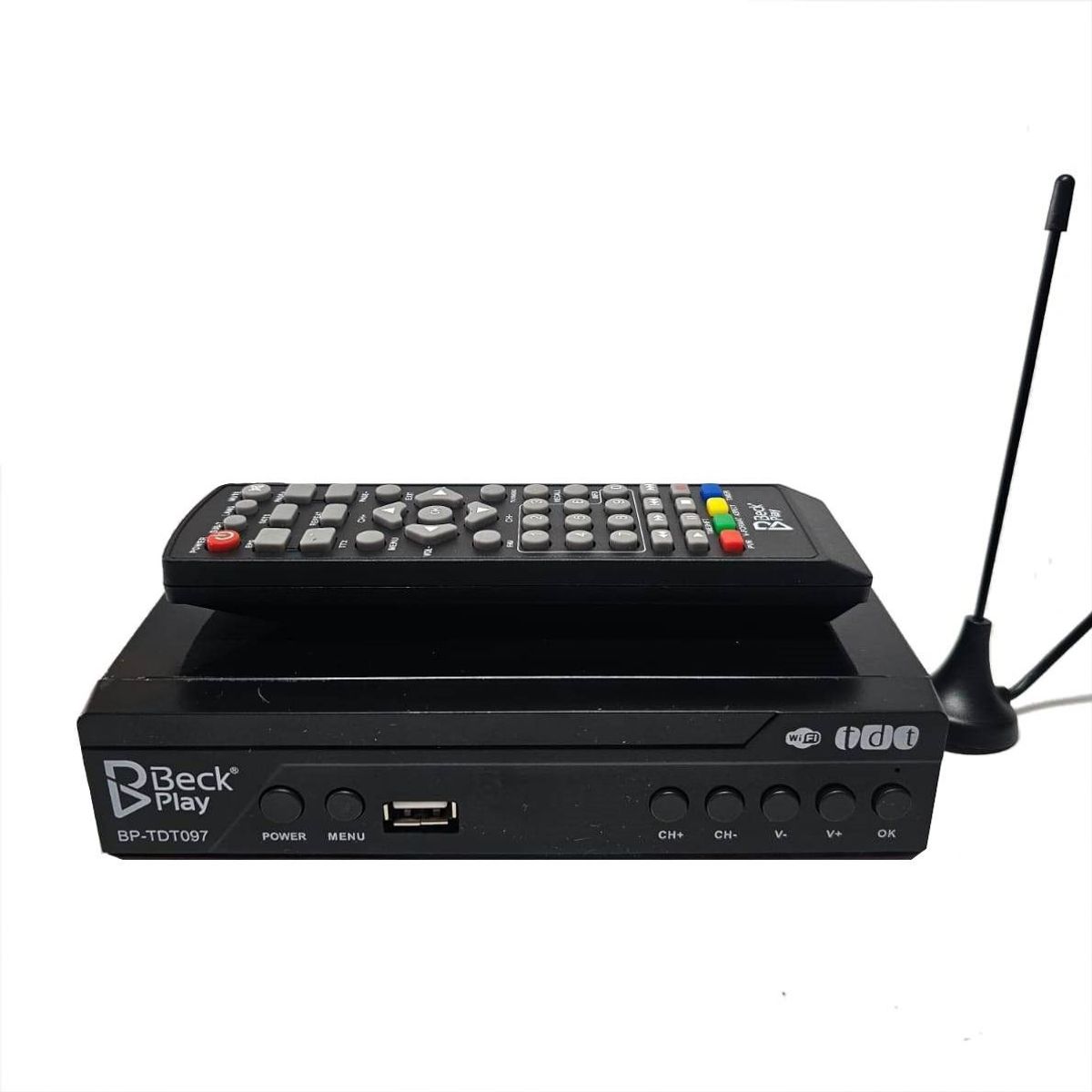 GENERAL - Decodificador TDT DVT2 Incluye Antena Beck Play BP-TDT097