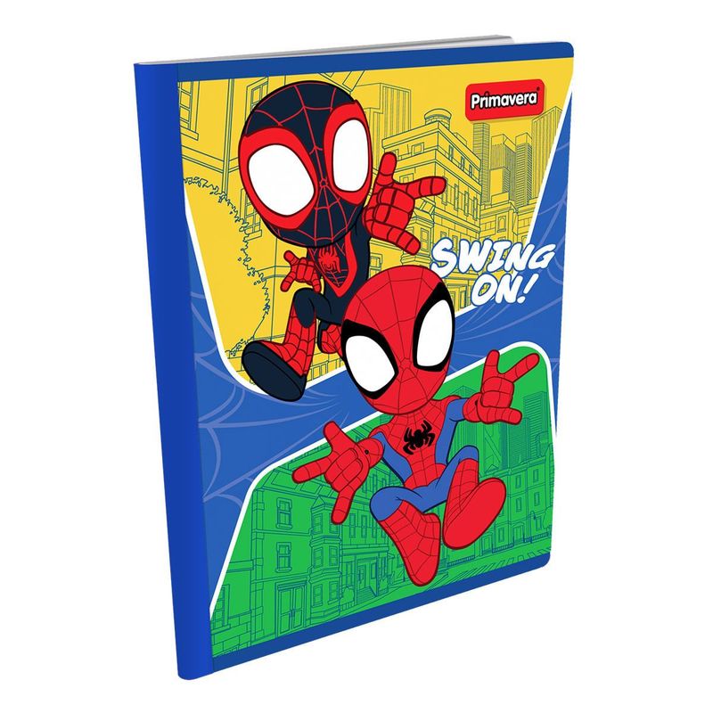PRIMAVERA - Cuaderno Cosido Spidey Swing On 50 Hojas Ferrocarril