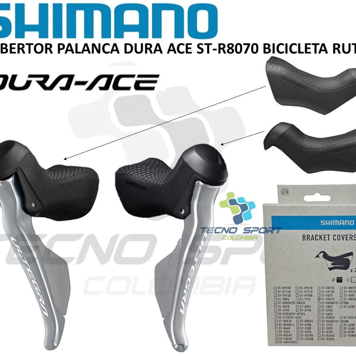 SHIMANO - Cobertor Funda Protector Manillar Shimano Ultegra R8070 Ruta
