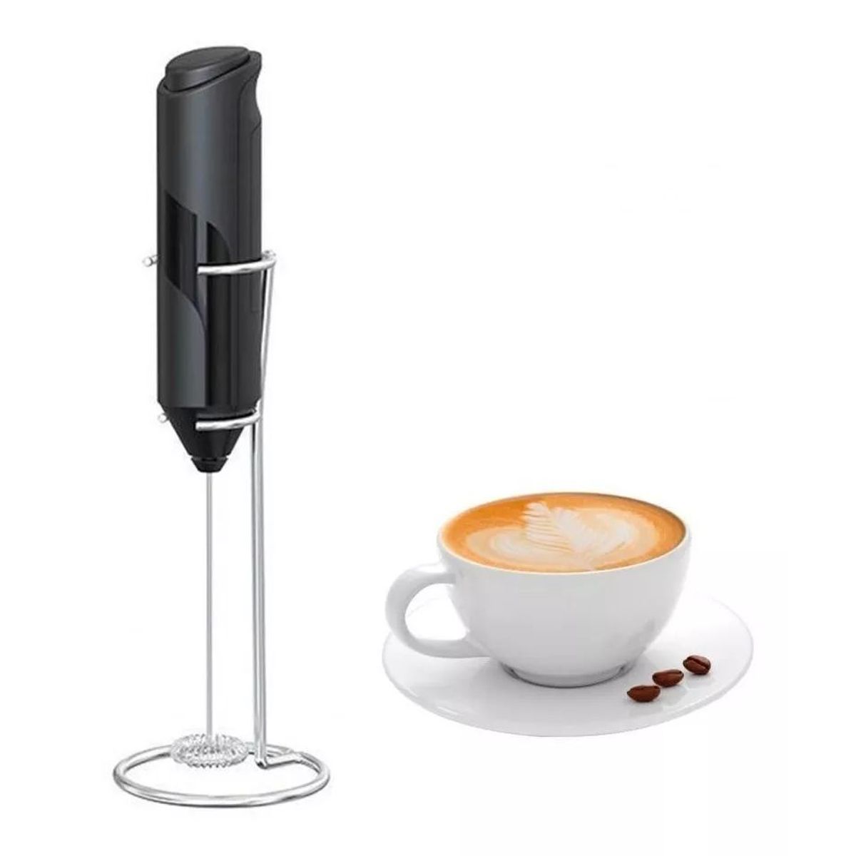 GENERICO - Mezclador Eléctrico Batidor Manual Eléctrico Portátil Negro