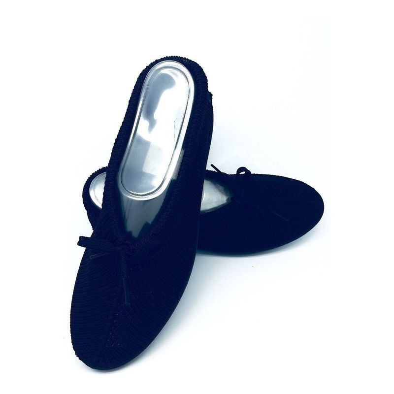 PLUMEX - PLUMEX Zapatos De Descanso Para Abuelas Tías Con Cordón Negro