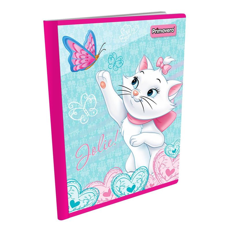 PRIMAVERA - Cuaderno Cosido Marie Jugando con Mariposas 100 Hojas Cuadriculadas
