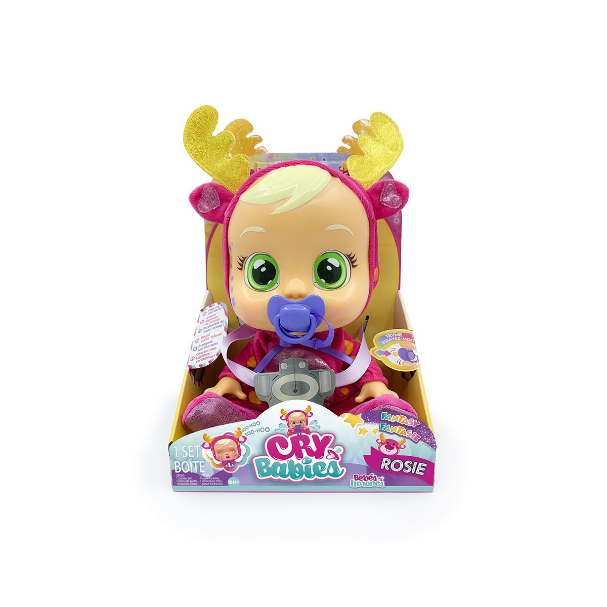 IMC TOYS - Muñeca Bebés Llorones Cry Babies Fantasy Rosie